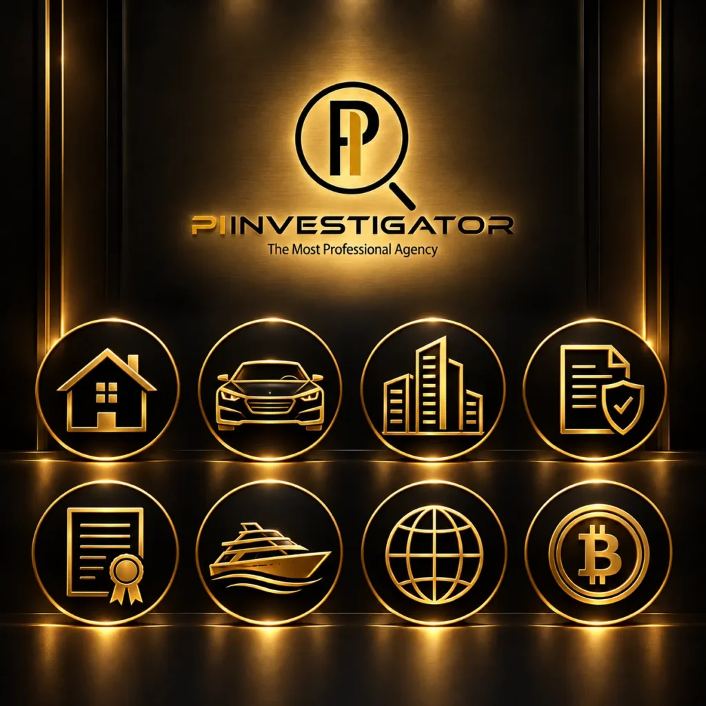 PI Investigator professional asset tracing services for property, vehicles, business assets, and financial investigations in South Africa